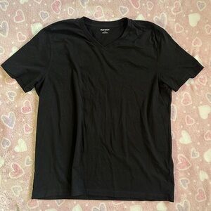 Old Navy Men’s Black V-Neck T-Shirt Short Sleeve size Medium